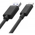 Unitek przewód USB-A - USB-C krótki 50cm Y-C481BK