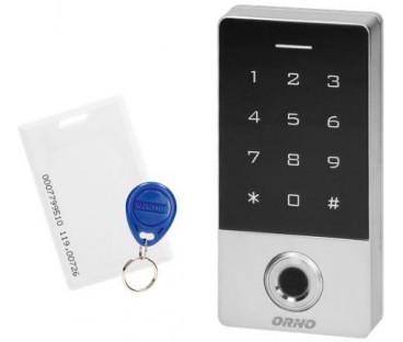 Zamek szyfrowy ORNO OR-ZS-822 z czytnikiem lini papilarnych i czytnikiem RFID