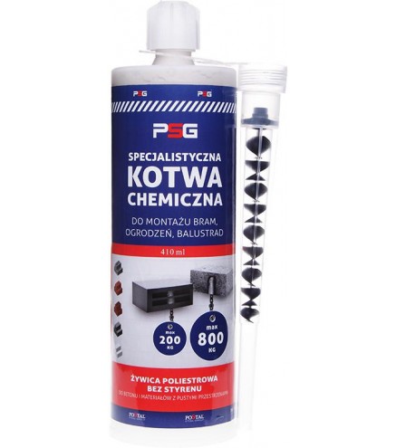 Kotwa poliestrowa PSG 71.410 410ml z mieszaczem