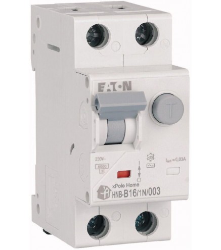 EATON WYŁĄCZNIK RÓŻNICONADPRĄDOWY B 16A 1P+N 2M 30MA AC 6KA
