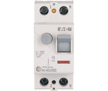 EATON WYŁĄCZNIK RÓŻNICOWOPRĄDOWY 40A 2P 2M 30MA AC 6KA