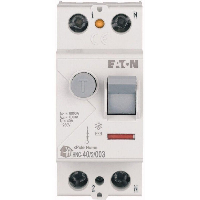 EATON WYŁĄCZNIK RÓŻNICOWOPRĄDOWY 40A 2P 2M 30MA AC 6KA