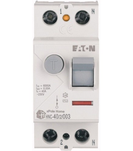 EATON WYŁĄCZNIK RÓŻNICOWOPRĄDOWY 40A 2P 2M 30MA AC 6KA