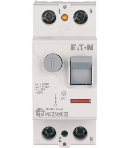 EATON WYŁĄCZNIK RÓŻNICOWOPRĄDOWY 25A 2P 2M 30MA AC 6KA