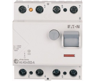 EATON WYŁĄCZNIK RÓŻNICOWOPRĄDOWY 40A 4P 4M 30MA A 6KA
