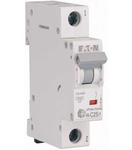 EATON WYŁĄCZNIK NADPRĄDOWY C 25A 1P 1M 6KA HN-C25/1