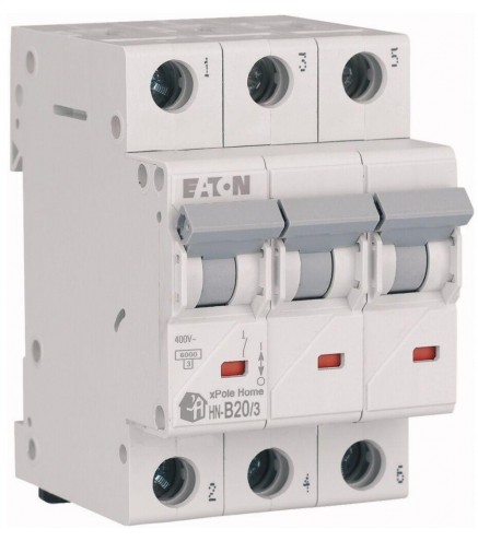 EATON WYŁĄCZNIK NADPRĄDOWY B 20A 3P 3M 6KA HN-B20/3