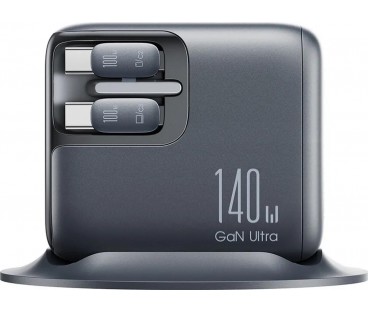 Ładowarka biurkowa Joyroom Podix Jr-TRD01 GaN 140 W 1x USB-C 2x USB-A + zwijane kable 2x USB-C