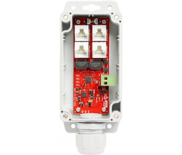 Switch PoE 4 portowy ATTE APT-4-11-CA1 + Extender w obudowie zewnętrznej IP68