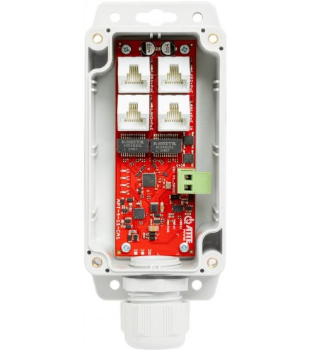 Switch PoE 4 portowy ATTE APT-4-11-CA1 + Extender w obudowie zewnętrznej IP68