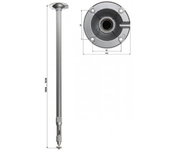 TELESKOPOWY UCHWYT SUFITOWY KAMERY BR-150X300