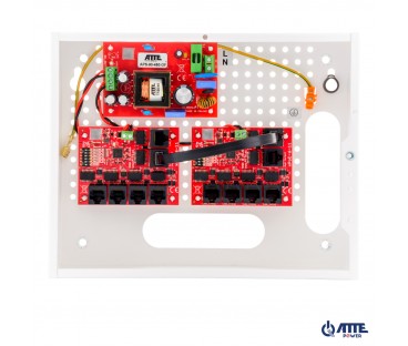 Zestaw do 9 kamer IP switch PoE 9P+1UP ATTE IP-9-11-E