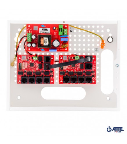 Zestaw do 9 kamer IP switch PoE 9P+1UP ATTE IP-9-11-E
