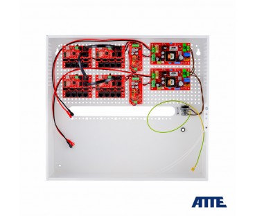 Zestaw buforowy do 17 kamer IP switch PoE 17P+1UP ATTE IPUPS-17-11-H