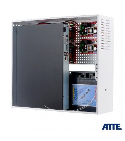 Zestaw buforowy do 17 kamer IP switch PoE 17P+1UP ATTE IPUPS-17-11-H