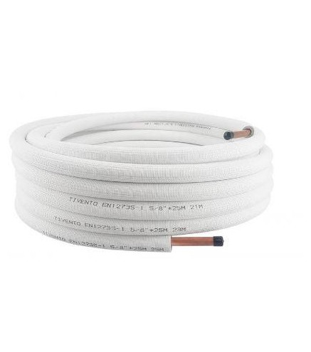 Rura Miedziana w otulinie 3/8 krąg 25 m Tivento Flex