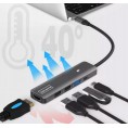HUB ADAPTER USB-C 7w1 HDMI 4K USB 3.0 SD PD Zenwire BS-HC703