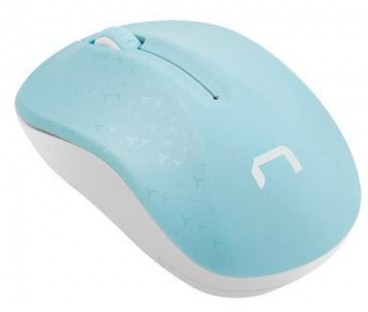 Mysz Natec Toucan 1600DPI niebiesko-biała