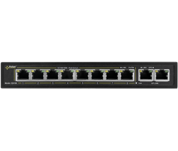 SWITCH POE PULSAR SG108 10-PORTÓW (8xPoE + 2xUPLINK)