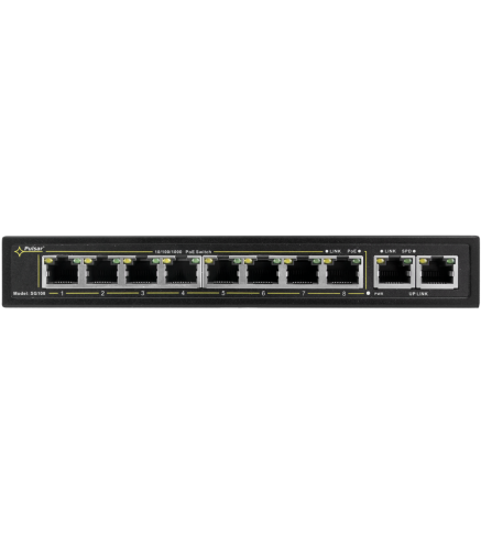 SWITCH POE PULSAR SG108 10-PORTÓW (8xPoE + 2xUPLINK)