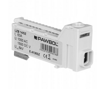 PAWBOL Listwa zaciskowa bezgwintowa LZB E.4136SZ szara