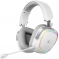Słuchawki Rampage RETSU Słuchawki bezprzewodowe nauszne BT 2.4G RGB białe