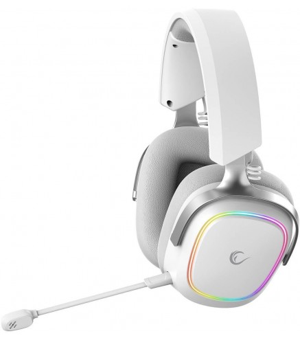Słuchawki Rampage RETSU Słuchawki bezprzewodowe nauszne BT 2.4G RGB białe