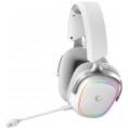 Słuchawki Rampage RETSU Słuchawki bezprzewodowe nauszne BT 2.4G RGB białe