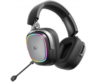 Słuchawki Rampage RETSU Słuchawki bezprzewodowe nauszne BT 2.4G RGB czarne