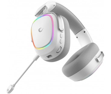 Słuchawki Rampage RETSU Słuchawki bezprzewodowe nauszne BT 2.4G RGB białe