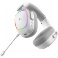 Słuchawki Rampage RETSU Słuchawki bezprzewodowe nauszne BT 2.4G RGB białe