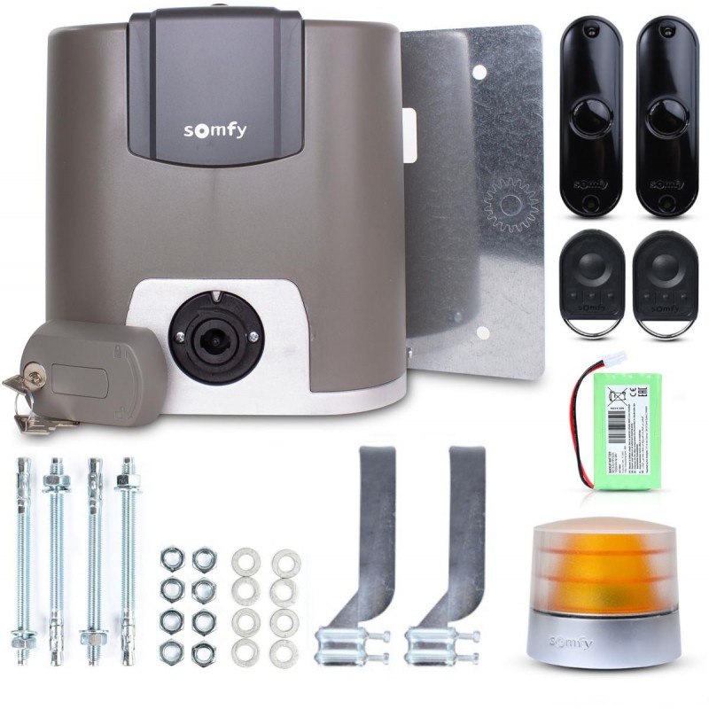 Zestaw Somfy Elixo 3S+ IO Comfort Pack do 600kg bram przesuwnych Zestaw Somfy Elixo 3S+ IO Comfort Pack do 600kg bram przesuwnych