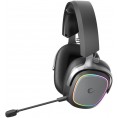 Słuchawki Rampage RETSU Słuchawki bezprzewodowe nauszne BT 2.4G RGB czarne