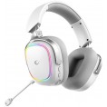 Słuchawki Rampage RETSU Słuchawki bezprzewodowe nauszne BT 2.4G RGB białe