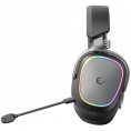 Słuchawki Rampage RETSU Słuchawki bezprzewodowe nauszne BT 2.4G RGB czarne