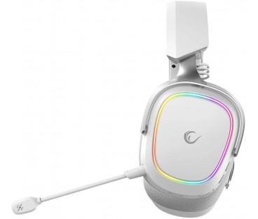 Słuchawki Rampage RETSU Słuchawki bezprzewodowe nauszne BT 2.4G RGB białe