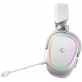 Słuchawki Rampage RETSU Słuchawki bezprzewodowe nauszne BT 2.4G RGB białe