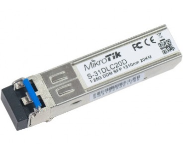 MODUŁ SFP MIKROTIK S-31DLC20D 1.25G SM 20km 1310nm