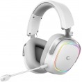Słuchawki Rampage RETSU Słuchawki bezprzewodowe nauszne BT 2.4G RGB białe