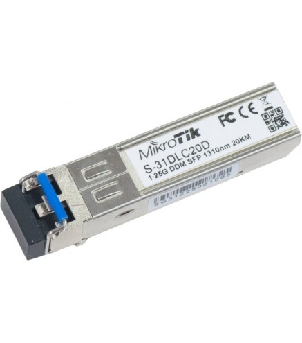 MODUŁ SFP MIKROTIK S-31DLC20D 1.25G SM 20km 1310nm