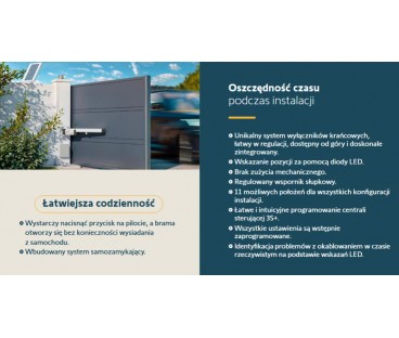 Zestaw Somfy Ixengo L 3S+ IO Standard Pack do 8m bram dwuskrzydłowych