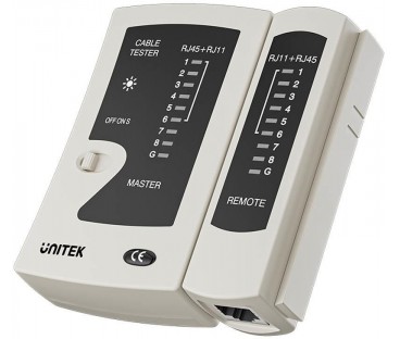 Unitek Tester kabli sieciowych RJ45/RJ11