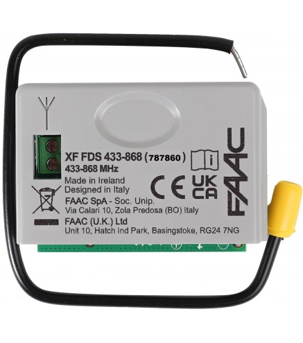 Sterownik/radioodbiornik FAAC XF LC FDS 433-868 MHz (787860)