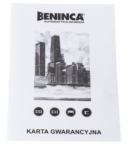 Zestaw Beninca KWOLF624.P2 24V do 600kg bram przesuwnych