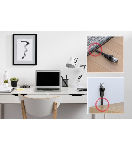 Unitek Kabel sieciowy płaski Ethernet Cat.7 3 m