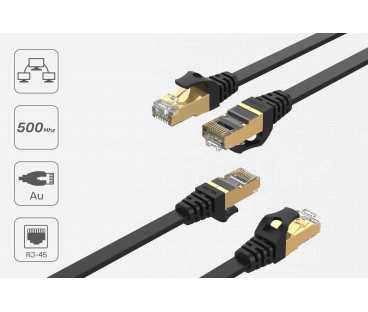 Unitek Kabel sieciowy płaski Ethernet Cat.7 3 m