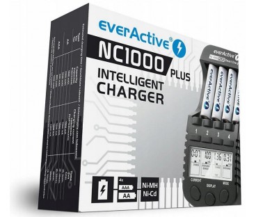 Ładowarka procesorowa do akumulatorków AA / AAA everActive NC-1000 PLUS