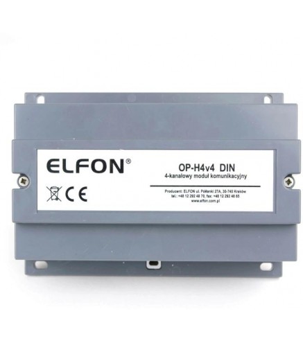 Moduł komunikacyjny ELFON OP-H4v4 DIN