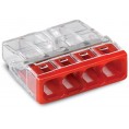 Szybkozłączka DRUT 4x 0,5-2,5mm2 WAGO 2273-204 (Paczka 100szt.)