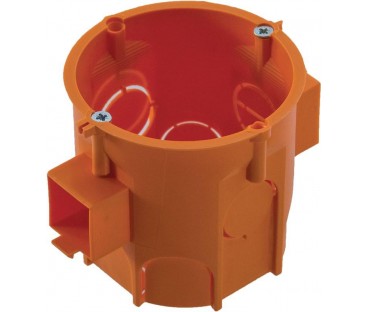 Puszka PK60 Lux głęboka łączeniowa z wkrętami pomarańczowa Pawbol - A.0006LP